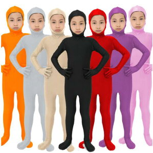 ＼新発売記念！P10倍＋300円クーポン配布中／ 新色追加☆全身タイツ ハロウィン 衣装 子供 大人 110-150 忍