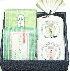 丸久小山園 宇治抹茶 急須が無くてもOK 宇治茶の老舗の高級ティーバッグ2種&抹茶菓子2種セット 煎茶 ほうじ茶 宇治抹茶菓子 TB-24