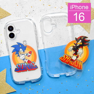 (10%OFF�N�[�|���z�z 4/10�܂�) SONIC �\�j�b�N iPhone 16 �N���X�^���N���A�P�[�X �\�t�g �J�o�[ �V���h�E �P�[�X �A�C�t�H�� iPhone16 �J�o�[ �����₷�� �ϏՌ� ���� �C���i�[�V�[�g �A�C�z��16 �A�C