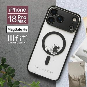�f�B�Y�j�[�L�����N�^�[ iPhone 18 Pro Max MagSafe�Ή� IIIIfit �v�����v�t���[�� �~�b�L�[ �P�[�X �}�O�Z�[�t�Ή� �N���A iPhone18 �v��max �A�C�t�H�� 18Pro �}�b�N�X �n�C�u���b�h �N���A�P�[�X