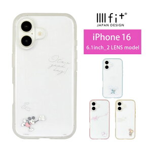 (10%OFFN[|11/27 01:59܂) fBYj[LN^[ IIIIfit Clear iPhone 16 P[X NAP[X iPhone16 Jo[ WPbg  Vv 킢 ACz ACtH16 ACtH[16 6.1C