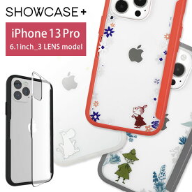 iPhone13 Pro ケース SHOWCASE+ ムーミン ハード クリア 写真やメモが挟める iPhone13Pro スマホケース スリム キャラクター moomin リトルミイ スナフキン アイフォン iPhone13プロ ハードカバー かわいい|携帯ケース アイフォンケース iPhoneケース