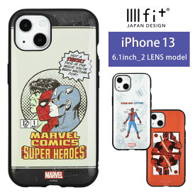 MARVEL IIIIfit iPhone 13 ケース グッズ マーベルヒーローズ スパイダーマン デッドプール ベージュ スマホケース カバー ジャケット アメコミ アイホン アイフォン オシャレ iPhone13 6.1インチ iPhone 13 ハードケース