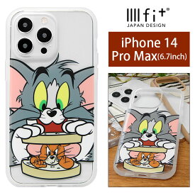 トムアンドジェリー IIIIfit Clear iPhone 14 Pro Max クリアケース Tom and Jerry スマホケース iPhone 14Pro max ケース カバー ジャケット かわいい アイホン アイフォン 14ProMax オシャレ 6.7インチ ハードケース