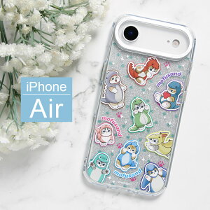 (10%OFF�N�[�|�� 9��20:00-18��23:59�܂�) mofusand iPhone Air Camera Fleme �N���A�P�[�X �\�t�g �������イ�ɂ�� �ɂ�� �J�o�[ TPU �P�[�X�A�C�t�H�� iPhone �G�A�[ �L���L�� �C���i�[�V�[�g�t�� ���� �A