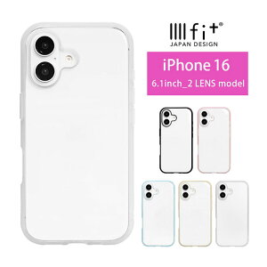 IIIIfit Clear iPhone 16 P[X NAP[X iPhone16 Jo[ WPbg  sN F Vv 킢 ACz ACtH16 ACtH[16 6.1C` ACtH n[hP[X