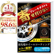 ホイールコーティング ガラコート ホイール専用 ガラスコーティング剤 超撥水 完全硬化型 ガラスコーティ…