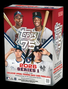 2026 Topps Baseball Series 1 - Value Box 75���N�L�OBOX �g�b�v�X �x�[�X�{�[�� �V���[�Y1 MLB�J�[�h ��J�ĕ� �R�{�R�L ���X�ؘN��