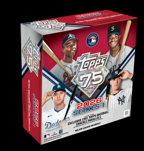 �y����p���������ځz2026 Topps Baseball Series 1 - Mega Box 75���N�L�OBOX �g�b�v�X �x�[�X�{�[�� �V���[�Y1 MLB�J�[�h ��J�ĕ� �R�{�R�L ���X�ؘN��