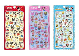 カミオジャパン プチドロップステッカー ディズニー ミッキーマウス ミニーマウス ミッキー&フレンズ Disney 立体 シール ぷっくり しーる シール交換 平成女児