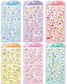 クラックス　うるちゅるポップシール POPSEAL サンリオ ベビー sanrio ぷっくり 立体 シール交換 シナモロールベビー クロミベビー ハローキティベビー ポムポムプリンベビー マイメロディベビー ポチャッコベビー