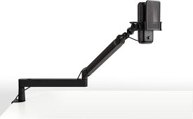 Elgato Wave Mic Arm LP 薄型デザインマイクアーム 配信/ゲーミング/レコーディング向け クランプ式固定 モニター下部からの設置に最適