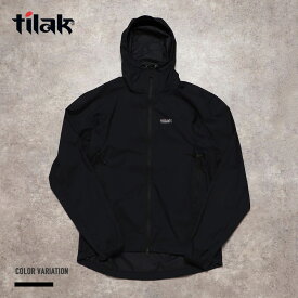 《SALE価格10%OFF》【Tilak】TIND Jacket/全1色 アウター ジャケット メンズ シンプル ロゴ 無地 Craft Evo アウトドア プレゼント ブラック TIND JACKET マウンテンパーカー