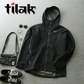 《SALE価格10%OFF》【Tilak】TIND Jacket/全1色 アウター ジャケット メンズ シンプル ロゴ 無地 Craft Evo アウトドア プレゼント ブラック TIND JACKET マウンテンパーカー
