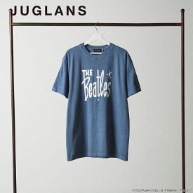 【JUGLANS】THE BEATLES Tシャツ/全1色 トップス Tシャツ ビートルズ ロゴ カジュアル シンプル メンズ レディース ユニセックス