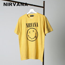 《SALE価格10%OFF》【NIRVANA】NIRVANA YELLOW PIGMENT Tシャツ/全1色 トップス Tシャツ メンズ レディース ユニセックス NIRVANA ニルヴァーナ おしゃれ 夏 カジュアル ヴィンテージ バンド イエロー