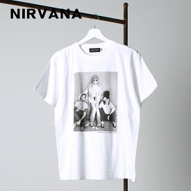 【NIRVANA】NIRVANA PHOTO Tシャツ/全1色 トップス Tシャツ メンズ レディース ユニセックス NIRVANA ニルヴァーナ おしゃれ 夏 カジュアル ヴィンテージ バンド ホワイト 白