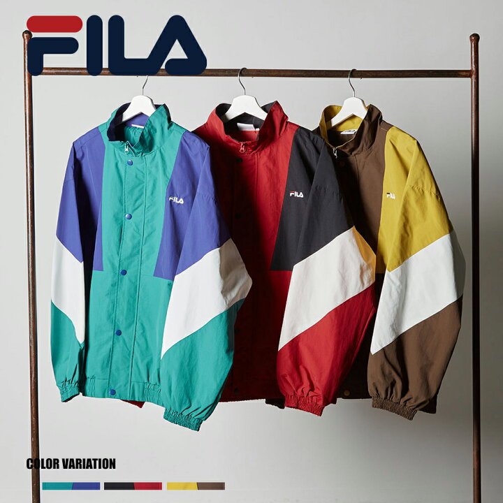 楽天市場】【FILA】カラートラックJKT/全3色 アウター ジャケット ロゴ 