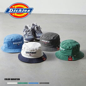 《SALE価格20%OFF》【Dickies】EX BIO WASH BUCKET HAT/全4色 ハット バケットハット 帽子 シンプル ロゴ おしゃれ カジュアル メンズ レディース ユニセックス