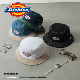 《SALE価格30%OFF》【Dickies】DK EX WAPPEN BUCKET HAT/全4色 ハット バケットハット 帽子 シンプル ロゴ カジュアル メンズ レディース ユニセックス