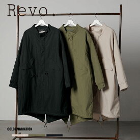 《SALE価格10%OFF》【Revo.】CN ツイルフードキルトライナー着脱　スタンドモッズコート/全3色 アウター 秋 冬 防寒 かわいい おしゃれ ヴィンテージ メンズ