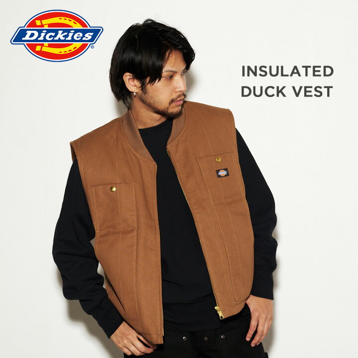 楽天市場】【Dickies】INSULATED DUCK VEST/全3色 ベスト ジレ ワーク 