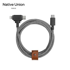 yNATIVE UNIONzBELT CABLE DUO 1.5M 60W - 2IN1 - USB/S4F