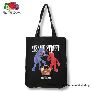 SALEi40OFFyFRUIT OF THE LOOMzSESAME STREET×FTL Photo Tote Bag D/S1F