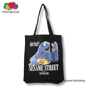 SALEi40OFFyFRUIT OF THE LOOMzSESAME STREET×FTL Photo Tote Bag F/S1F