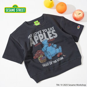 SALEi20OFFyFRUIT OF THE LOOMzSESAMESTREET×FTL LbY CXg n[tX[uXEFbg D/S2F