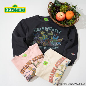 SALEi20OFFyFRUIT OF THE LOOMzSESAMESTREET×FTL LbY CXg OX[uXEFbg A/S3F