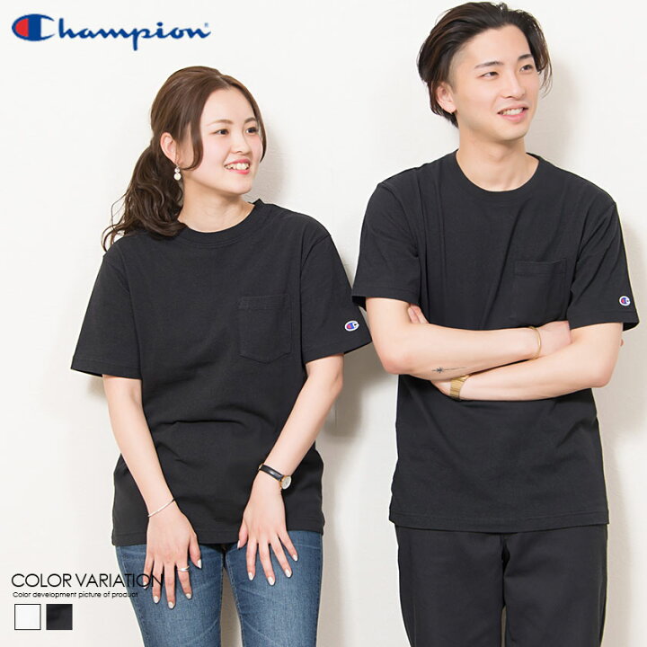 楽天市場 Champion チャンピオン 半袖tシャツ 全3色 Tシャツ 半袖 トップス 無地 ワンポイント ロゴ レディース メンズ ユニセックス 男女兼用 オーバーサイズ クルーネック 黒 ブラック 白 ホワイト ギフト プレゼント Juglans