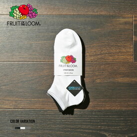 《SALE価格20%OFF》【FRUIT OF THE LOOM】フルーツオブザルーム A INSTEP MESH BOTTOM LOGO MULTI/全1色靴下 ソックス メンズ アソート 3足組 ブラック ホワイト グレー FTL 16185300