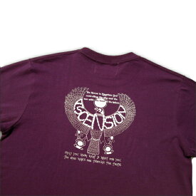 半袖Tシャツ「Falcon」メンズ シルクスクリーン プリントTシャツ　 T-shirt ライジングサン アウトドア outdoor 野外フェス エジプトの神 登山 トレッキング ホルス as-403