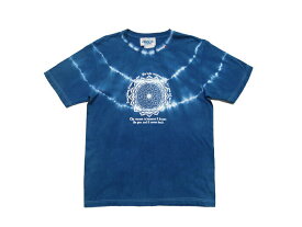 JUICE（ジュース） "JUICE × ASCENSION コラボ JAPAN BLUE TEE-"Draw the Yen" 藍染・インディゴ染め・メンズ(mens)・レディース(ladys)・SUMMER(サマー・夏)・Tシャツ(T-shirt)・タイダイ・TIE-DYE(tie dye)・アウトドア