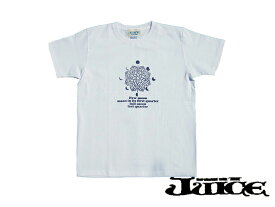 JUICE（ジュース）Tシャツ【"Lunar phase"】 （白T オリジナル ハンドメイド グラフィック 花柄 無地）juice-041