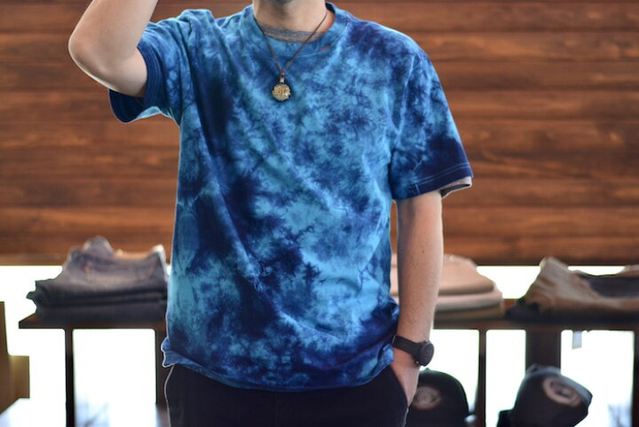 楽天市場】インディゴTシャツ ASCENSION / INDIGO TEE 藍染タイダイ 