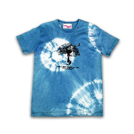 ASCENSION（アセンション） JUICE × ASCENSION コラボGrow A Hand 藍染・インディゴ染め・メンズ(mens)・レディース(ladys)・Tシャツ(T-shirt)・タイダイ・TIE-DYE(tie dye)・アウトドア as-323