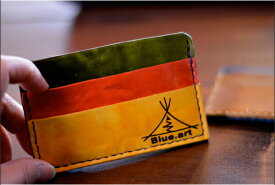 BLUE.art（ブルードットアート）Card case カードケースウオッシュレザー[Wash leather] ba-007