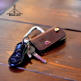 BLUE.art（ブルードットアート）KEY CASE (キーケース) Horween chromexcel leather/chocolate brown ba-027