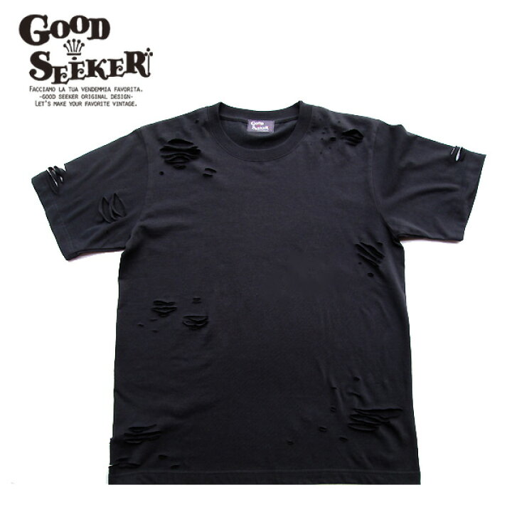 楽天市場 Good Seeker グッドシーカー Damage Tee ダメージtシャツ メンズ レディース Tシャツ 夏 アウトドア ストリート アメリカンスタイル ヴィンテージ 通販 Gs 015 Juice ジュース
