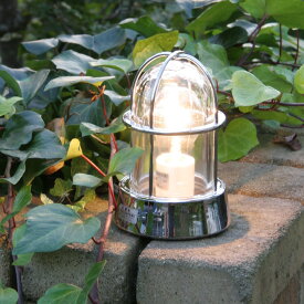 【マリンランプ】【門灯】 【玄関灯】「真鍮ガーデンライト BH1000 クリアガラス LED」