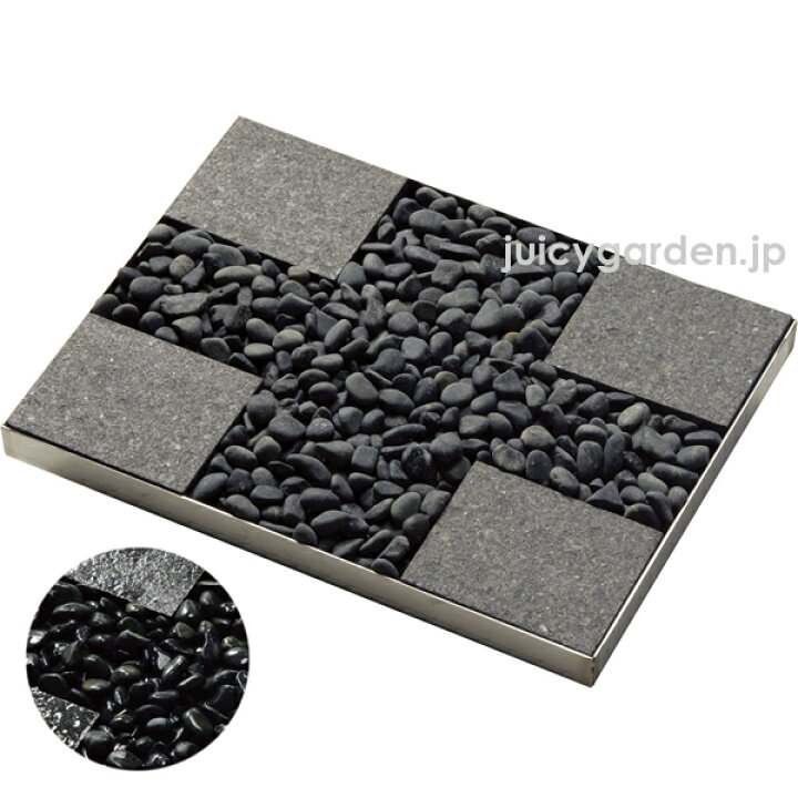 楽天市場 水受け ガーデンパン 和モダンな水受け 水凛パン 水受け 御影石 玉砂利 和風 庭 ステンレス 日本庭園 水道 立水栓 蛇口 送料無料 ガーデニング 水栓パン 水栓柱 水洗 ガーデンタップ 輸入住宅 エクステリア ウォーターポスト ポストと表札の
