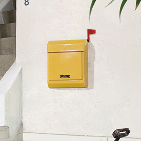 郵便ポスト 壁付け おしゃれ 郵便受け 「アートワークスタジオ（ARTWORKSTUDIO） Mail box 2」 壁掛け ダイヤル錠 上入れ前出し