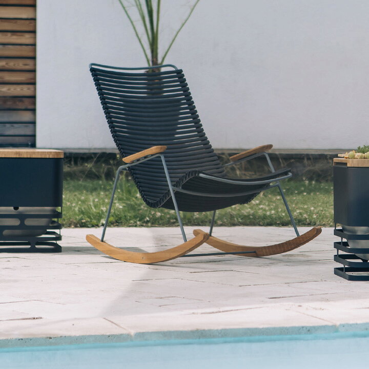 楽天市場 屋外家具 ビーチチェア 北欧家具 クリック ロッキングチェア ポストと表札のジューシーガーデン