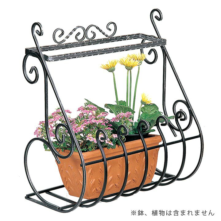 楽天市場 在庫限りで廃番 ウィンドウボックス ウィンドウボックスホルダー プランターボックス アイアン 壁掛け アイアン製のウィンドウボックス フラワーボックス ハイビ社 Heibi社 フラワーバルコニーc 花かご型 ポストと表札のジューシーガーデン