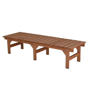 ユニット縁台ベンチ hiyori(ひより) 174×55 単品 【 ウッドデッキ 簡単組立 縁側 DIY 木製 天然木 庭 ベランダ マンション おしゃれ ガーデン 屋外 家具 アウトドアリビング ベンチ 木製縁台 ラ