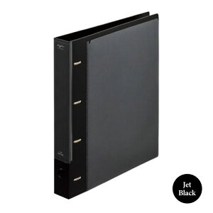 LIHIT LAB リヒトラブ myfa コレクションファイル 4穴 D型リング A4 41mm デコレーション 推し活グッズ 推し 保管 収納 整理 コレクション ファイル チケット 小物 asuka F-3300 ミルキーホワイト ジェ