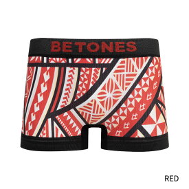 BETONES ビトーンズ TAPA BLACK RED アンダーウェア ボクサーパンツ 下着 メンズ