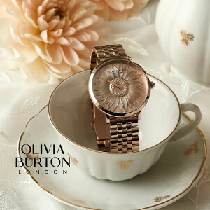 �_ 400�~OFF�N�[�|���E5/27 1:59���^ OLIVIA BURTON ���v �V�O�l�`���[ 35mm 3D�t�����[ ���[�Y�S�[���h �u���X���b�g ���̓I�ȃt�����[���`�[�t �E�H�b�` Signature 35mm 3D Flower RoseGold Bracelet �@�� ��i